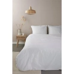 Ambiante Dekbedovertrek Bamboo Uni White-Lits-jumeaux (260 X 200/220 Cm) -Leen Bakker Winkel 1000098882 0102