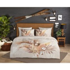 Good Morning Dekbedovertrek "Gia" - Zand - (140x220 Cm) -Leen Bakker Winkel 1000099005 0101