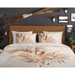 Good Morning Dekbedovertrek "Gia" - Zand - (140x220 Cm) -Leen Bakker Winkel 1000099005 0110