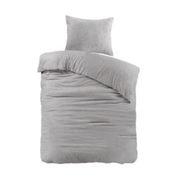 Papillon Dekbedovertrek Brienz Flanel - 140x200/220cm - Grijs