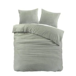 Papillon Dekbedovertrek Brienz Flanel - 240x200/220cm - Groen