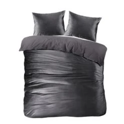 Papillon Dekbedovertrek Uni Velvet - 200x200/220 Cm - Grijs