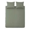 Ten Cate 100% Katoensatijnen Lits-jumeaux Dekbedovertrek - 240x200/220 - Groen -Leen Bakker Winkel 1000111353