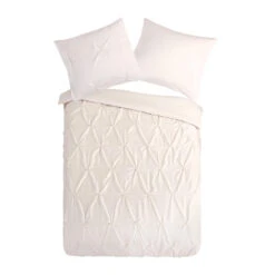 Pure Dekbedovertrek Luxe Chesterfield Licht Zand-1-persoons (140 X 200/220 Cm)