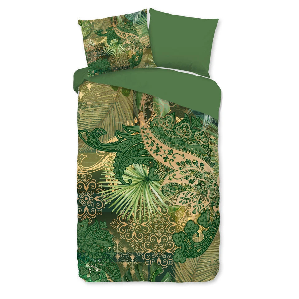 Pure Dekbedovertrek "" - Groen - (140x200/220 Cm) - Microfiber 3 Pure Dekbedovertrek "" - Groen - (140x200/220 Cm) - Microfiber