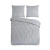 Pure Dekbedovertrek "" - Zilver - (200x200/220 Cm) - Microfiber -Leen Bakker Winkel 1000120135