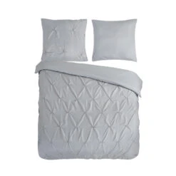 Pure Dekbedovertrek "" - Zilver - (200x200/220 Cm) - Microfiber