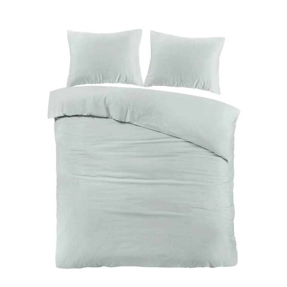 Papillon Dekbedovertrek Malaga - 240x200/220 Cm - Lichtgroen 3 Papillon Dekbedovertrek Malaga - 240x200/220 Cm - Lichtgroen