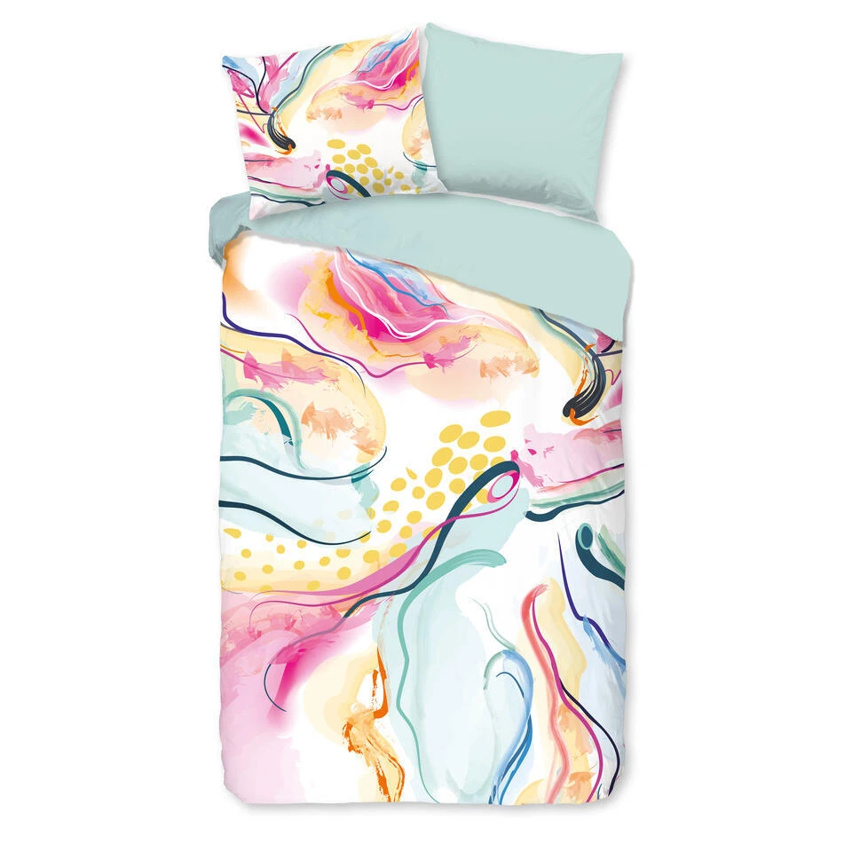 Good Morning Dekbedovertrek "moderne Print" - Multi - (140x200/220 Cm) - Katoen 3 Good Morning Dekbedovertrek "moderne Print" - Multi - (140x200/220 Cm) - Katoen