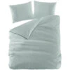 Zavelo DeLuxe Waffle Dekbedovertrek Lichtgroen-2-persoons (200 X 200/220 Cm)