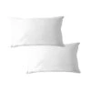 Cinderella - Premium Molton Kussenslopen Met Rits - 40x80 - White - 2 Stuks