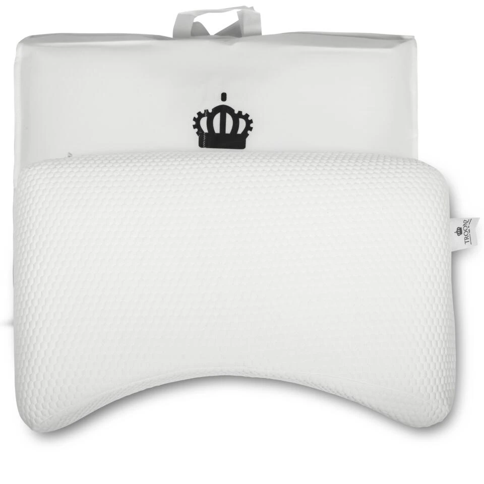 Troonz Hoofdkussen Sleepwave Two - Afmeting 60x70 Cm 3 Troonz Hoofdkussen Sleepwave Two - Afmeting 60x70 Cm