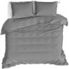 Moodit Dekbedovertrek Basil Grey - Lits Jumeaux - 240 X 220 Cm - Katoen 2 Moodit Dekbedovertrek Basil Grey - Lits Jumeaux - 240 X 220 Cm - Katoen -Leen Bakker Winkel 1000125901