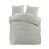 Day Dream Uni Katoen - Dekbedovertrek - Tweepersoons - 200x200/220 - Lichtgroen -Leen Bakker Winkel 1000129751
