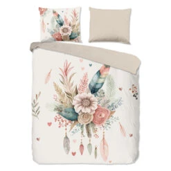 Good Morning Videl Dekbedovertrek Off-white-2-persoons (200 X 200/220 Cm)