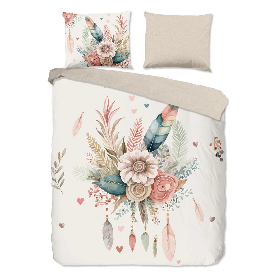 Good Morning Videl Dekbedovertrek Off-white-2-persoons (200 X 200/220 Cm) 3 Good Morning Videl Dekbedovertrek Off-white-2-persoons (200 X 200/220 Cm)