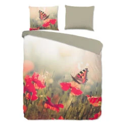 Good Morning Klaprozen Dekbedovertrek Multi-Lits-jumeaux (240 X 200/220 Cm)