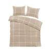 Day Dream Stan - Dekbedovertrek - Tweepersoons - 200 X 200/220 - Beige -Leen Bakker Winkel 1000133911