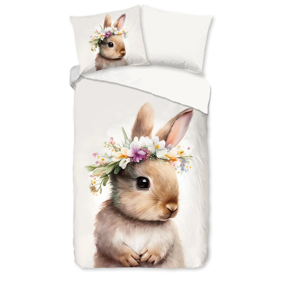 Pure Konijntje Evi Kinderdekbedovertrek Of-white 3 Pure Konijntje Evi Kinderdekbedovertrek Of-white