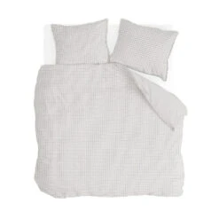 Walra - Dekbedovertrek Crossed Lines - 200x220 Cm - Beige