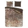 Pure Dekbedovertrek "dierenprint" - Bruin - (200x200/220 Cm) - Microfiber -Leen Bakker Winkel 1000141243
