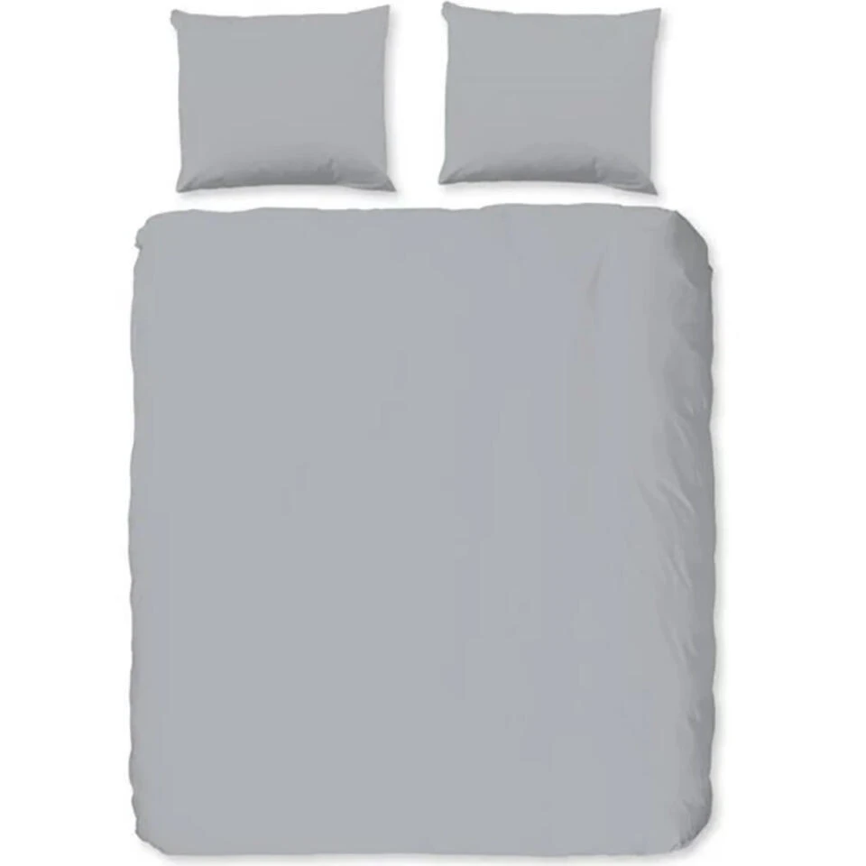 Zavelo Flanellette Effen Dekbedovertrek Grijs-Lits-jumeaux (240 X 200/220 Cm) 3 Zavelo Flanellette Effen Dekbedovertrek Grijs-Lits-jumeaux (240 X 200/220 Cm)