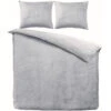 Zavelo Dekbedovertrek Velvet Comfort Zilver-Lits-jumeaux (240 X 200/220 Cm) -Leen Bakker Winkel 1000142212