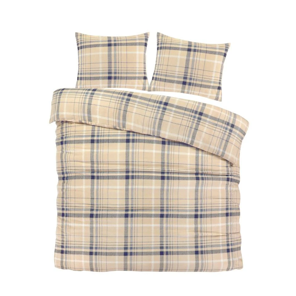 Day Dream Dekbedovertrek Sölden Flanel - 240x200/220cm - Beige 3 Day Dream Dekbedovertrek Sölden Flanel - 240x200/220cm - Beige