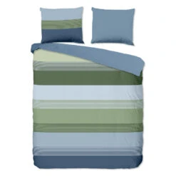Good Morning Dekbedovertrek "strepen" - Multi - (240x200/220 Cm) - Katoen