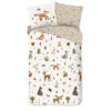 Good Morning Kinderdekbedovertrek "vos" - Multi - (140x200/220 Cm) - Katoen -Leen Bakker Winkel 1000143259