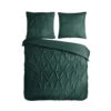 Pure Dekbedovertrek Luxe Chesterfield Groen-Lits-jumeaux (240 X 200/220 Cm) -Leen Bakker Winkel 1000145372