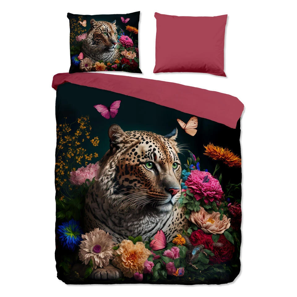 Pure Tijger Bora Dekbedovertrek Multi-2-persoons (200 X 200/220 Cm) 3 Pure Tijger Bora Dekbedovertrek Multi-2-persoons (200 X 200/220 Cm)