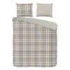 Good Morning Dekbedovertrek "" - Zand - (200x200/220 Cm) - Katoen Flanel