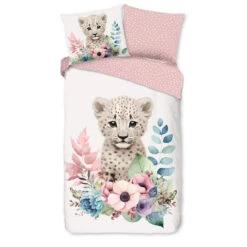 Good Morning Leeuwtje Kinderdekbedovertrek Multi