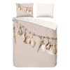 Pure Dekbedovertrek "schelpen" - Zand - (240x200/220 Cm) - Microfiber -Leen Bakker Winkel 1000155240