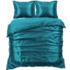 Glanzend Satijnen Dekbedovertrek Beauty Silk Aqua-Lits-jumeaux (240... -Leen Bakker Winkel 1000157903