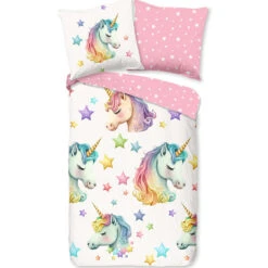Pure Unicorn Fancy Kinderdekbedovertrek Multi