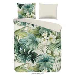 Pure Tropische Bloei Dekbedovertrek Groen-2-persoons (200 X 200/220...