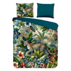 Pure Majestueuze Jaguar Dekbedovertrek Multi-2-persoons (200 X 200/220 Cm)