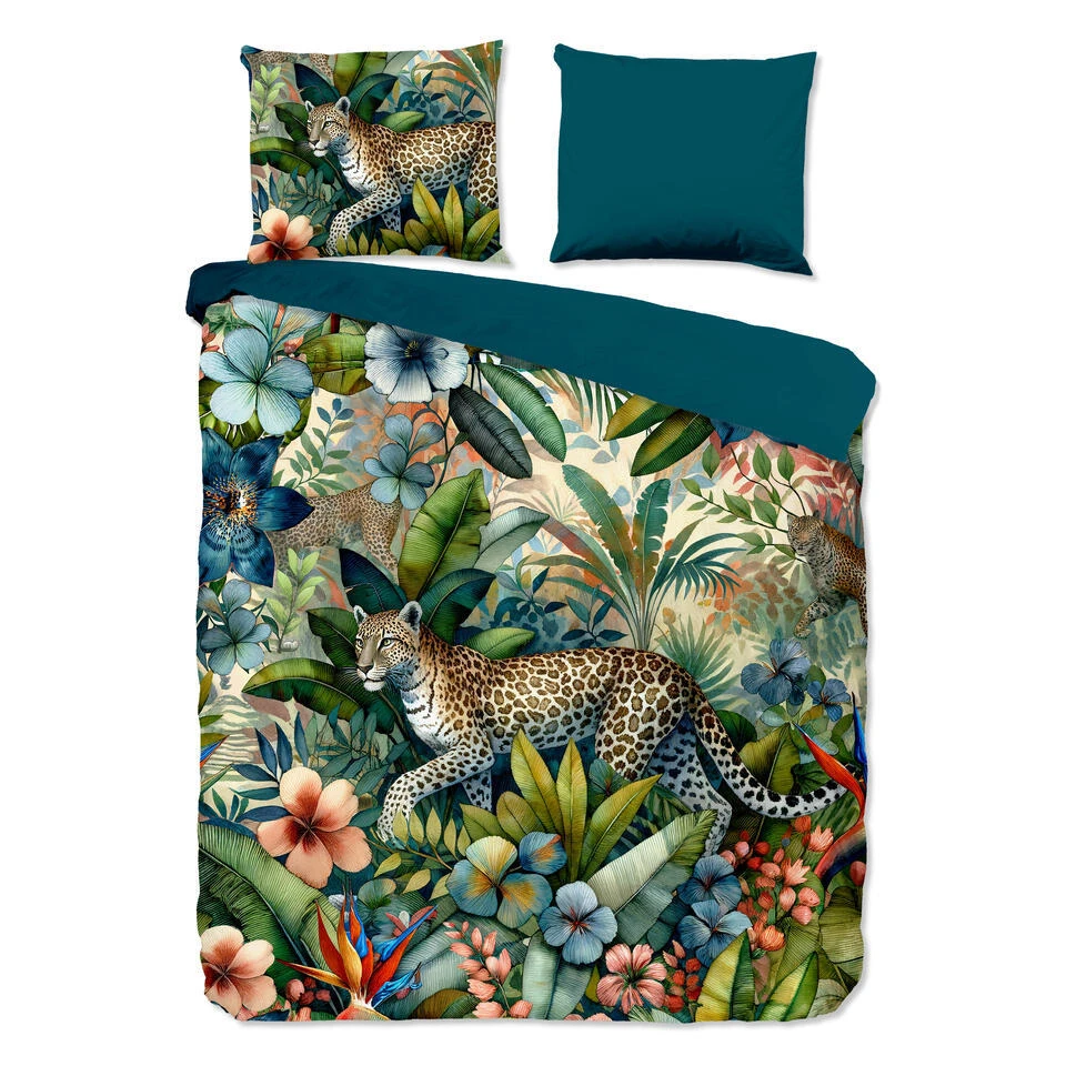 Pure Majestueuze Jaguar Dekbedovertrek Multi-2-persoons (200 X 200/220 Cm) 3 Pure Majestueuze Jaguar Dekbedovertrek Multi-2-persoons (200 X 200/220 Cm)