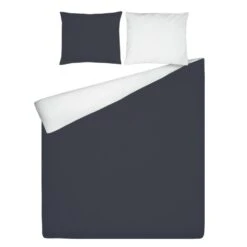 Ten Cate Dekbedovertrek Boston Double Face Pinstripe - 240x200/220 - Grijs