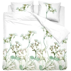 Cinderella Sereen Dekbedovertrek Satijn Wit-2-persoons (200 X 200/220 Cm)