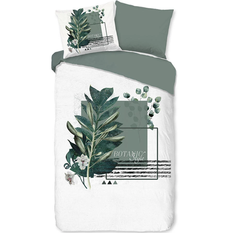 Pure Botanic Style Dekbedovertrek Groen-Lits-jumeaux (240 X 200/220 Cm) 3 Pure Botanic Style Dekbedovertrek Groen-Lits-jumeaux (240 X 200/220 Cm)