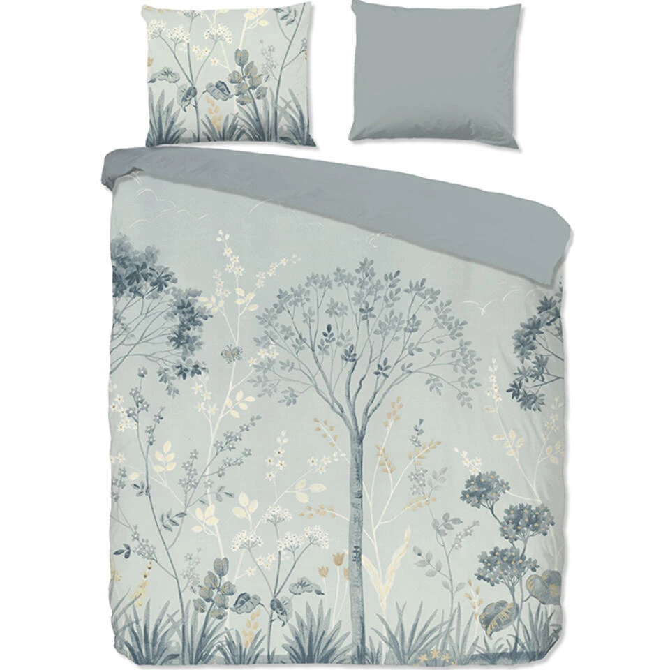 Good Morning Boomzicht Dekbedovertrek Grijs-1-persoons (140 X 200/220 Cm) 3 Good Morning Boomzicht Dekbedovertrek Grijs-1-persoons (140 X 200/220 Cm)