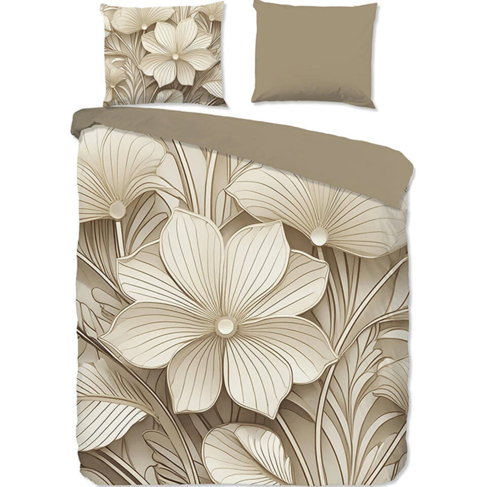 Good Morning Artdeco Dekbedovertrek Zand-2-persoons (200 X 200/220 Cm) 3 Good Morning Artdeco Dekbedovertrek Zand-2-persoons (200 X 200/220 Cm)