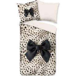 Pure Glamour Fur Dekbedovertrek Off-white-1-persoons (140 X 200/220 Cm)