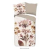 Pure Bloemensteel Dekbedovertrek Zand-2-persoons (200 X 200/220 Cm) -Leen Bakker Winkel 1000169380
