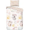 Goodmorning Peuter Koala’s En Uiltjes Dekbedovertrek Zand-Ledikant (100 X 135...