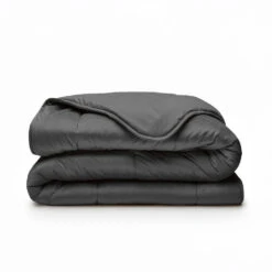 Dekbed Zonder Overtrek – Velvet – Superzacht & Wasbaar – Antraciet