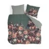 Byrklund - Dekbedovertrek Flower Bomb - 200x220 Cm - Groen -Leen Bakker Winkel 1102164260